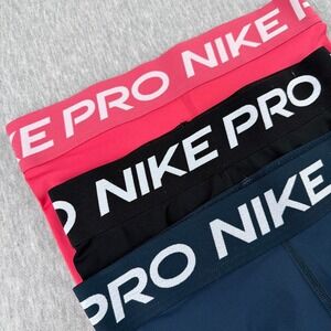 Nike Pro Bundle 3x Shorts  Y2K Athletic Gym Workout Activewear Size S XS